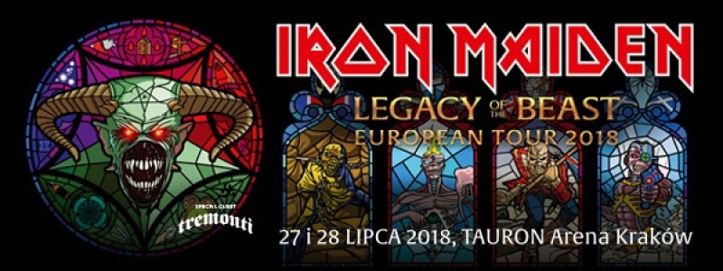 Iron Maiden ogłaszają drugi koncert w Polsce, Tremonti gościem specjalnym
