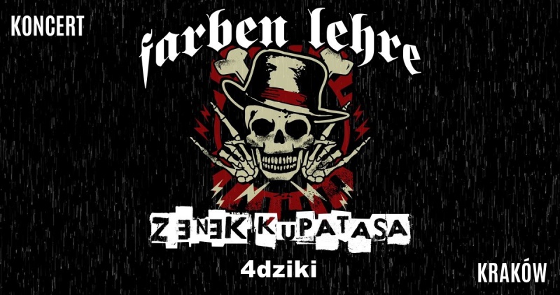 Zaproszenie FARBEN LEHRE &amp; ZENEK KUPATASA / Rzeszów