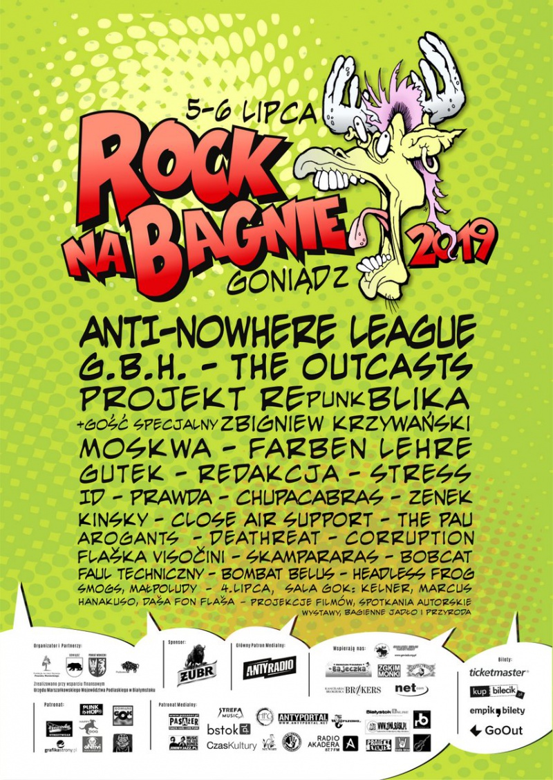 Rock Na Bagnie rozpiska koncertów