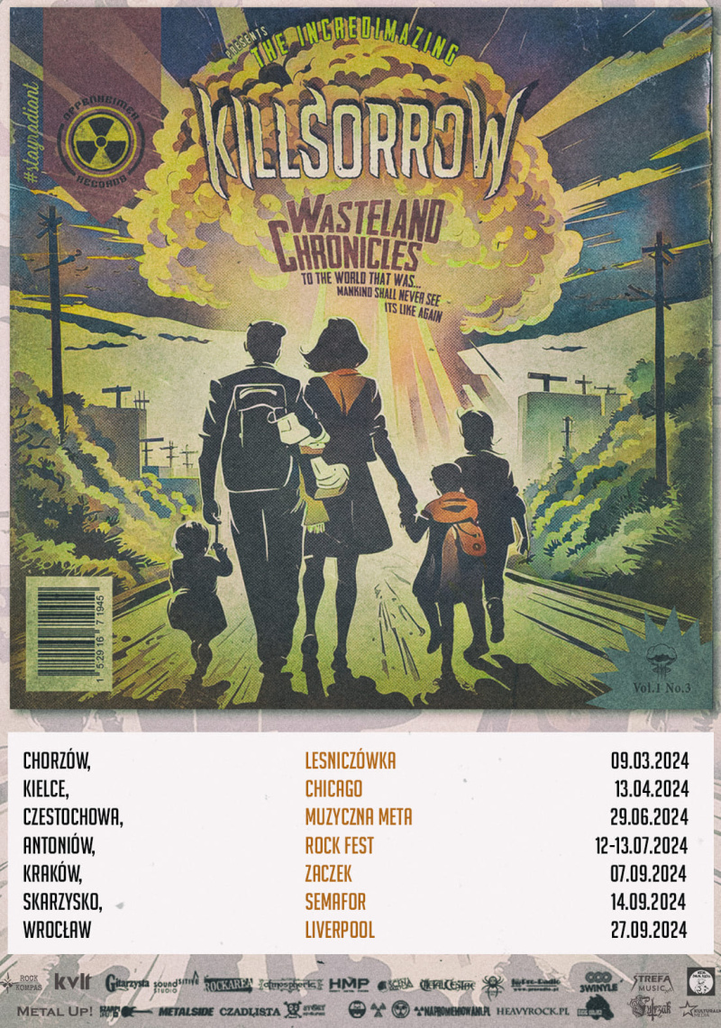 KILLSORROW prezentuje nowy teledysk z płyty "Wasteland Chronicles"