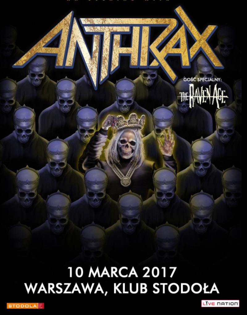 ANTHRAX wraca do Polski!