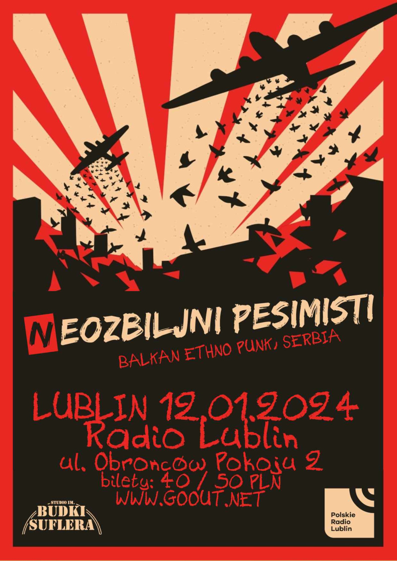 NEOZBLIJNI PESIMISTI koncert w Radiu Lublin !