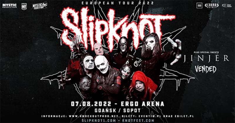 SLIPKNOT! Już 7 sierpnia 2022 r