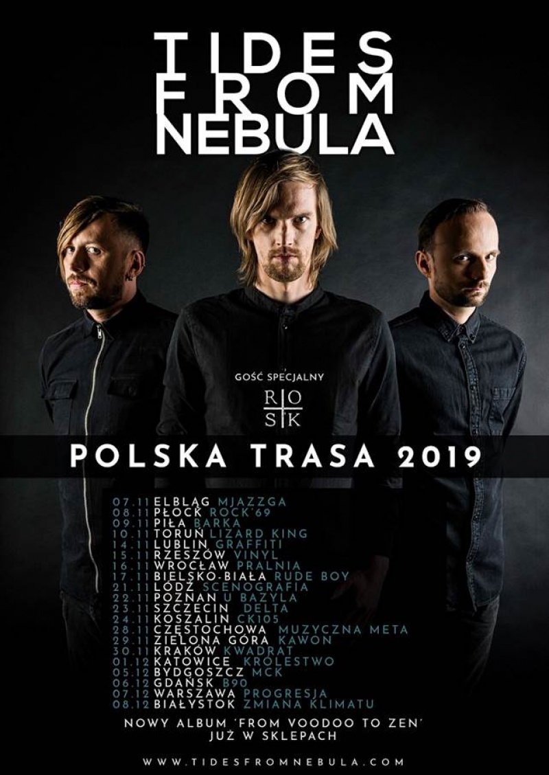 TIDES FROM NEBULA – START POLSKIEJ TRASY KONCERTOWEJ
