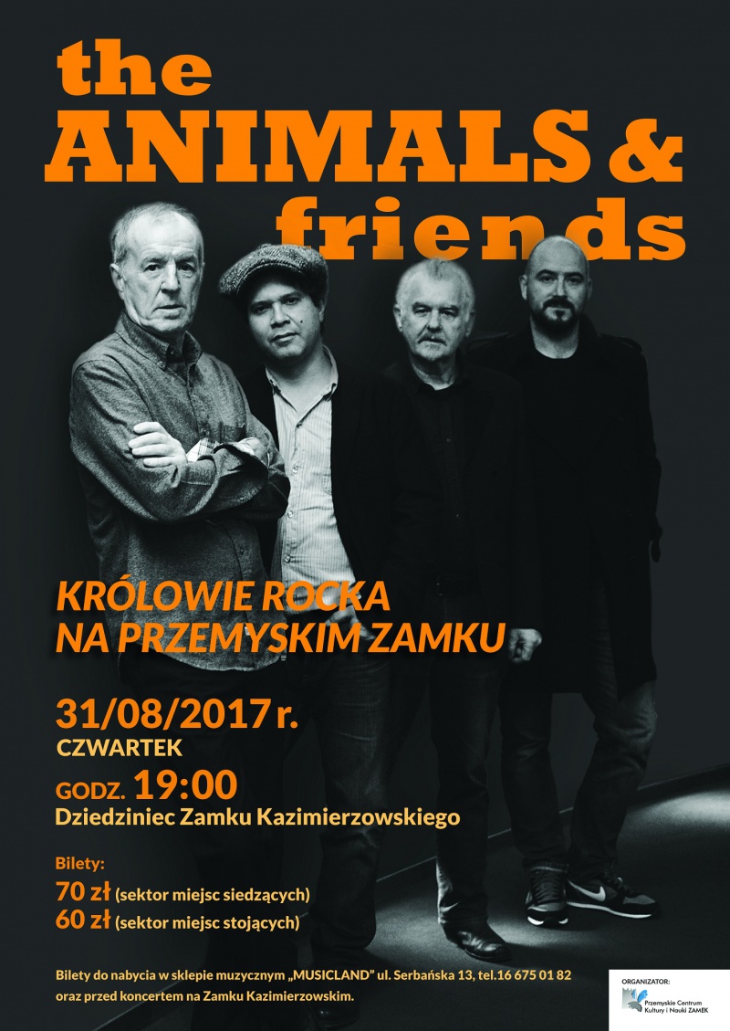 THE ANIMALS &amp; FRIENDS - KRÓLOWIE ROCKA NA PRZEMYSKIM ZAMKU