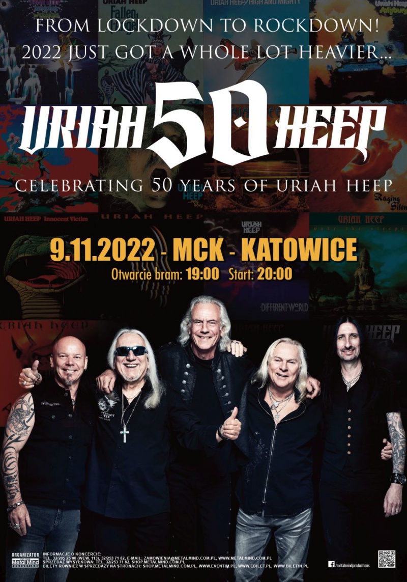 Uriah Heep na wyjątkowym koncercie w Polsce!