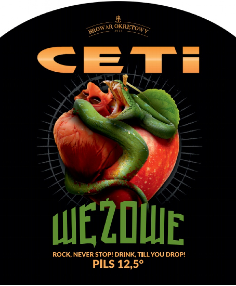 Oficjalne piwo zespołu CETI  o nazwie &quot;Wężowe&quot; specjalnie na &quot; Snakes Are Back In Town &quot; tour