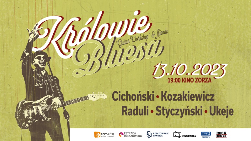 Rzeszów: „Królowie Bluesa” – koncert mistrzów gitary !