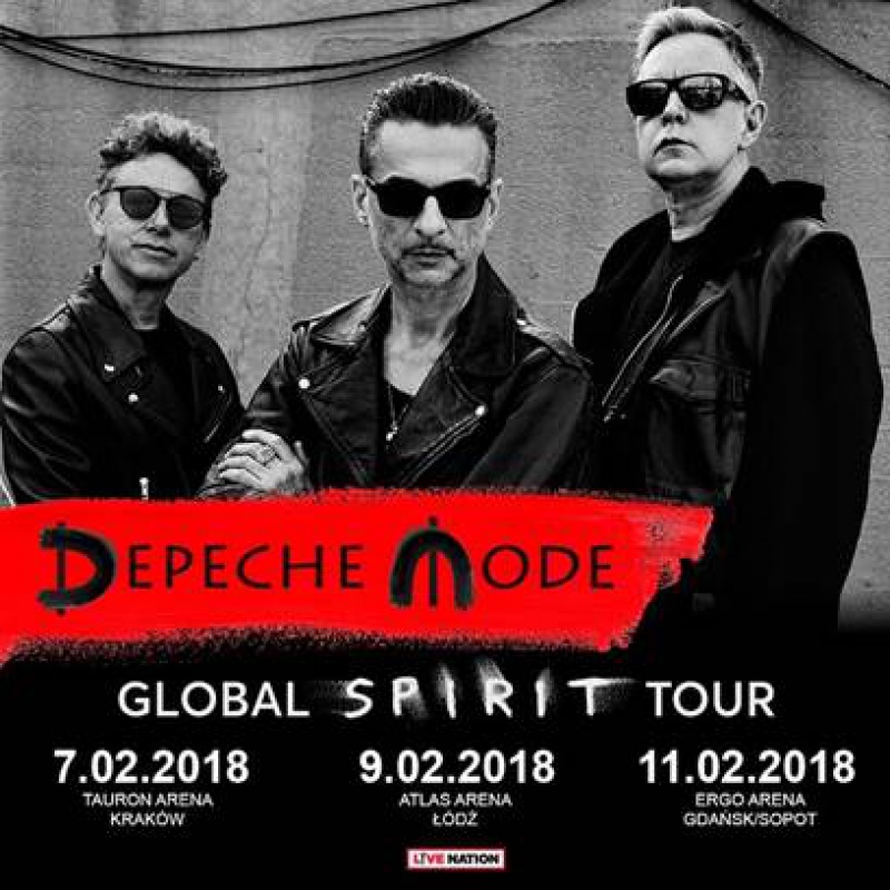 DEPECHE MODE OGŁASZAJĄ TRZY KONCERTY W POLSCE