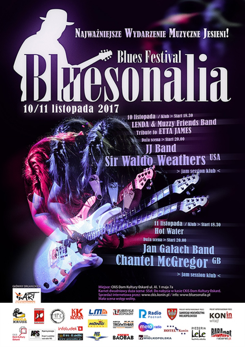 23. Międzynarodowy Festiwal BLUESONALIA w Koninie