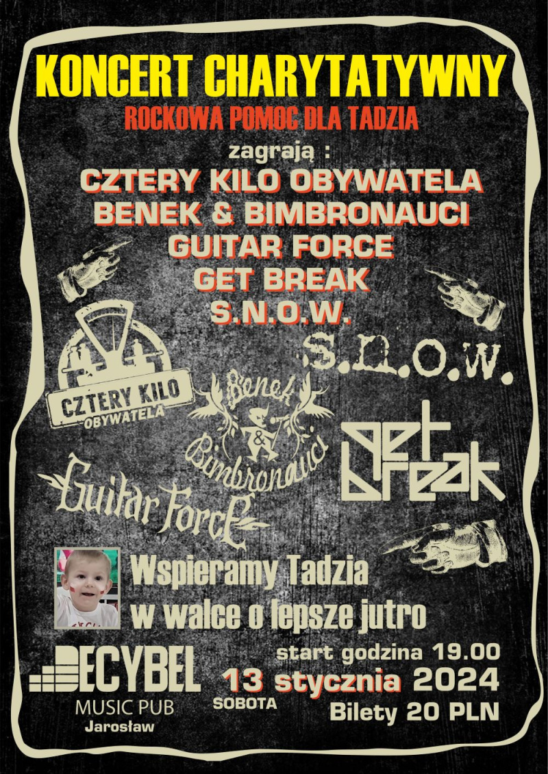 Koncert: Rockowa Pomoc Dla Tadzia !