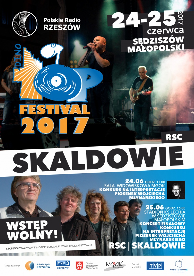 Dino Top Festival – transmisja w TVP Kultura i oficjalny plakat festiwalowy