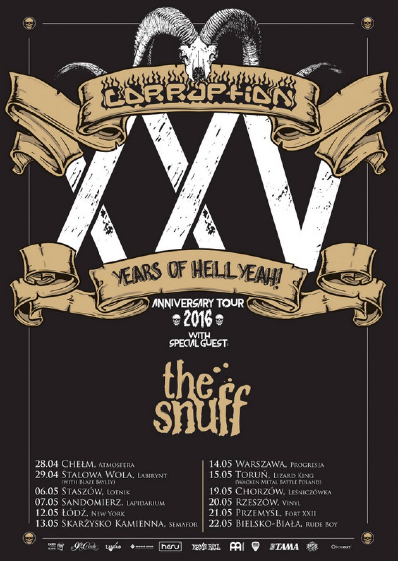 Jubileuszowa trasa Corruption – XXV Years of Hellyeah!