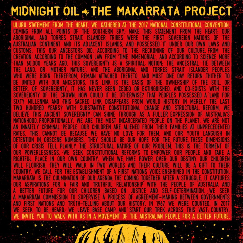 MIDNIGHT OIL  “THE MAKARRATA PROJECT”