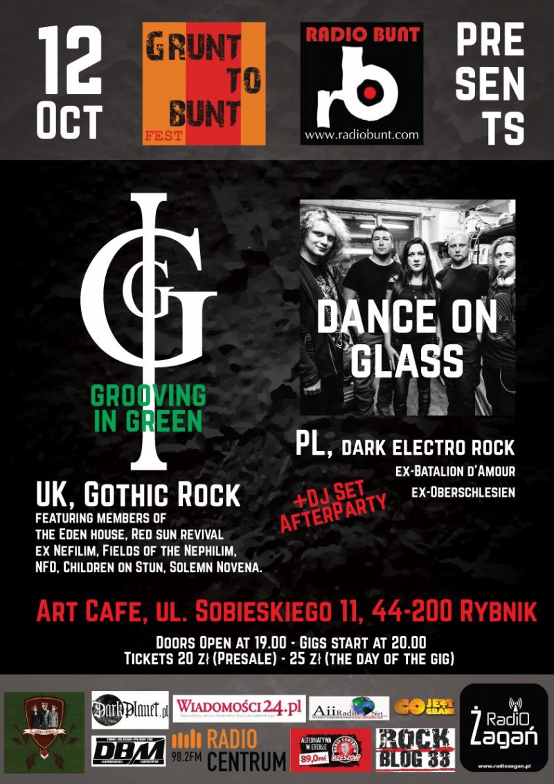 Dance On Glass zagra z Grooving in Green