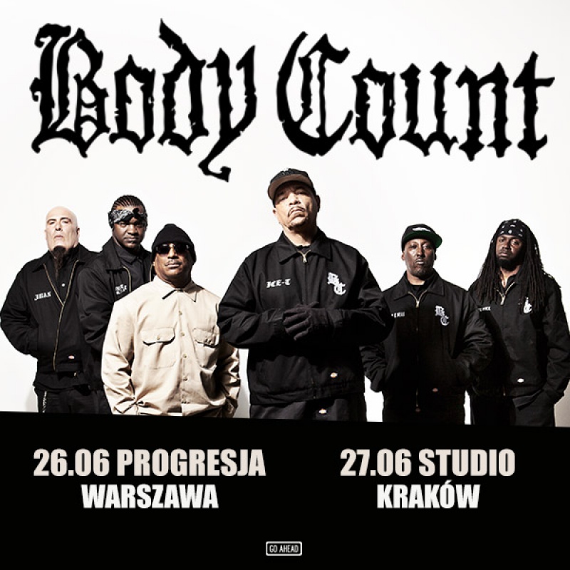 BODY COUNT na dwóch koncertach w Polsce!