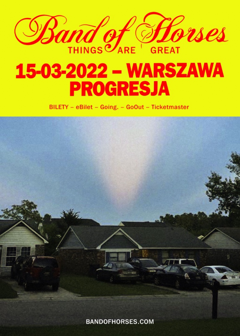 Band of Horses po raz pierwszy w Polsce! Zespół zagra 15 marca 2022 w klubie Progresja