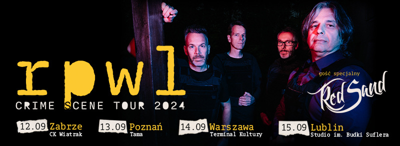 RPWL z trasą koncertową "Crime Scene" w Polsce!