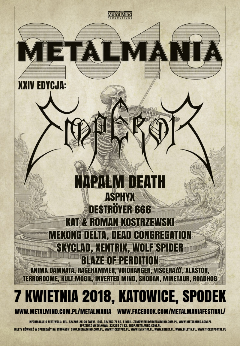 Metalmania 2018 - pełny skład festiwalu!