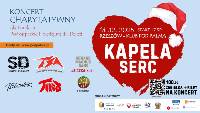 „KAPELA SERC” – wyjątkowy koncert charytatywny!