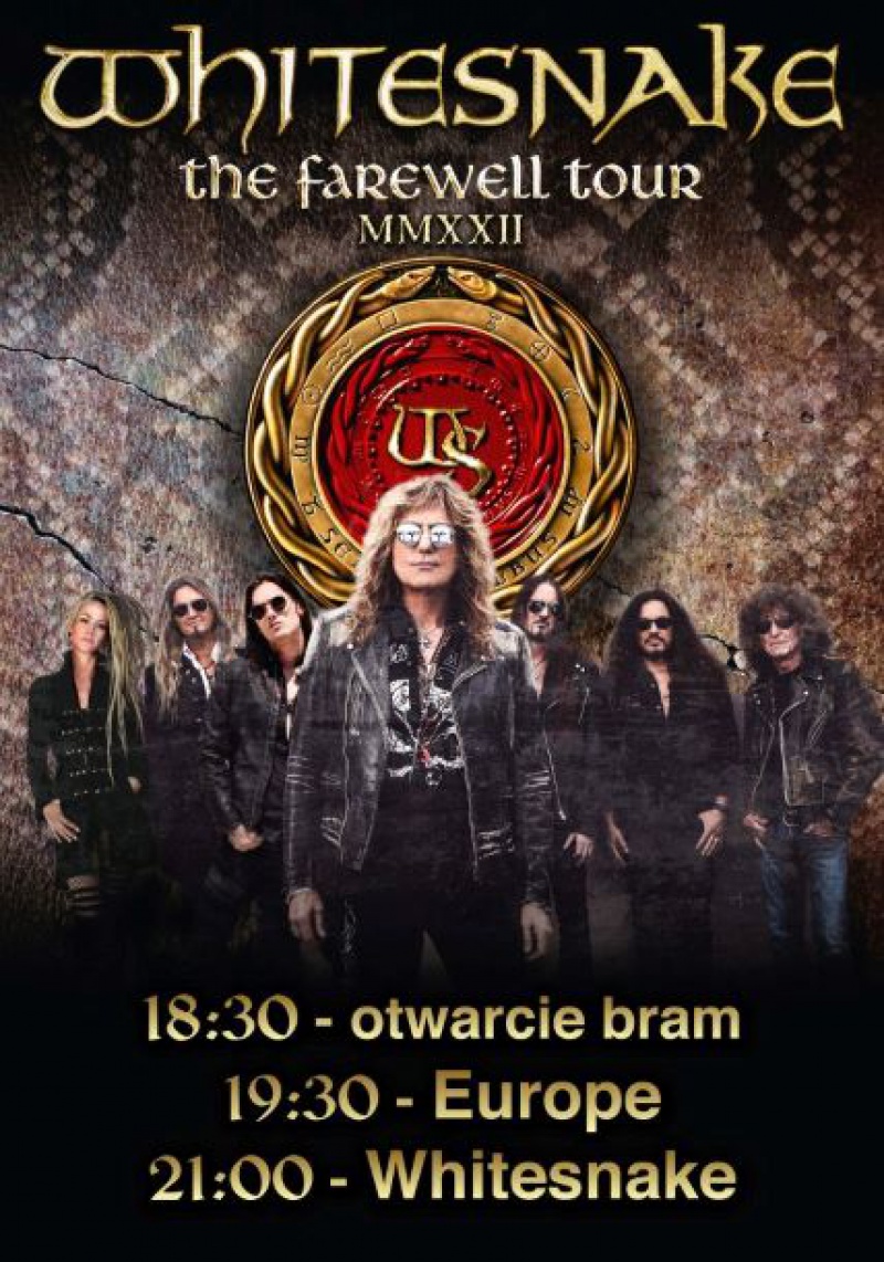 Koncert Whitesnake/ Europe - informacje praktyczne