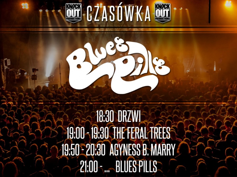 Blues Pills: Dokładna rozpiska czasowa