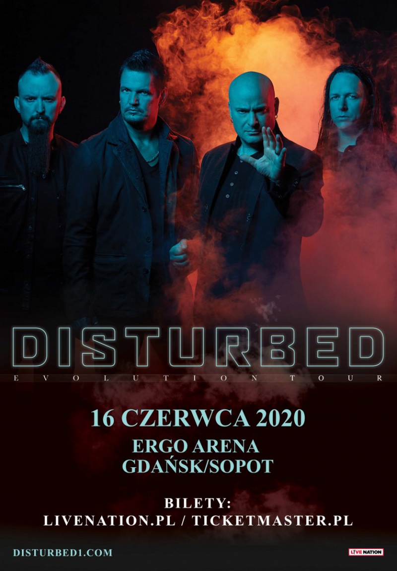 DISTURBED wystąpi w ERGO ARENIE!