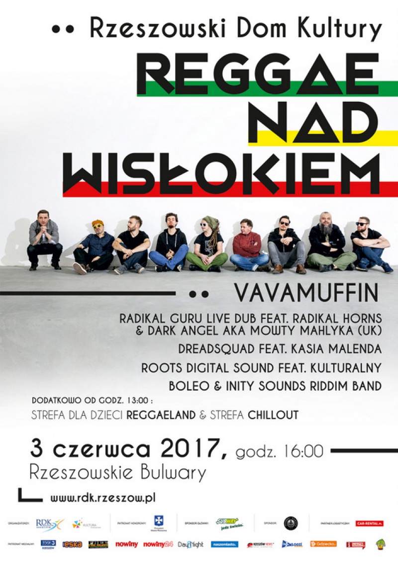 „Reggae Nad Wisłokiem” – klimaty reggae i dub po raz trzeci na rzeszowskich Bulwarach