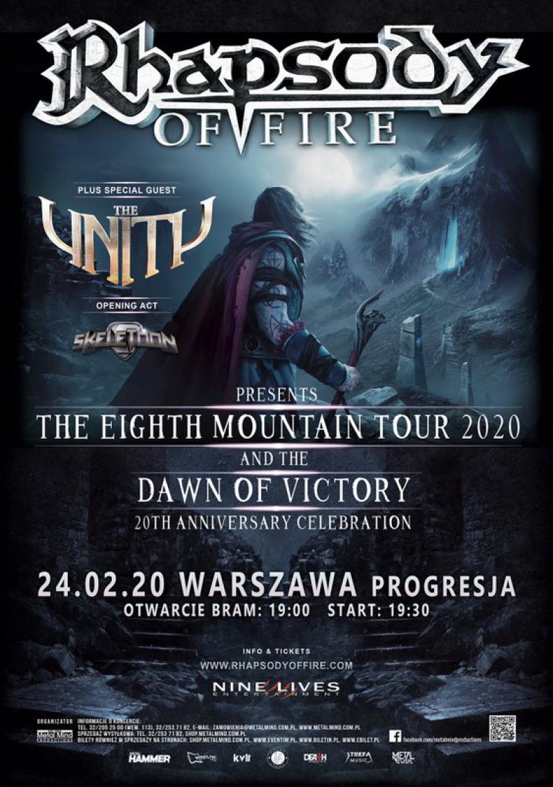 Rhapsody Of Fire w Warszawie - znamy supporty!