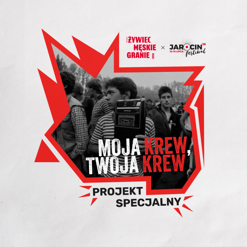 "MOJA KREW, TWOJA KREW: MG X JAROCIN” - projekt specjalny na Jarocin Festiwal 2026 i Żywiec Męskie Granie 2026