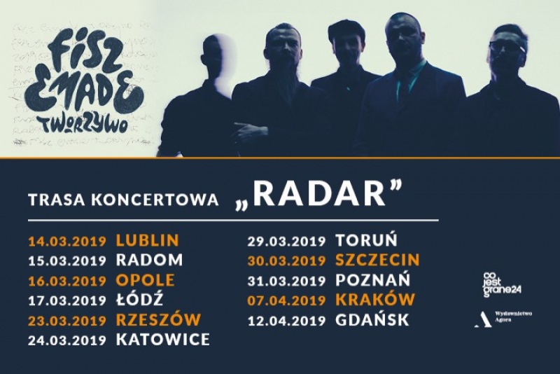 Fisz Emade Tworzywo ruszają w trasę &quot;RADAR&quot;