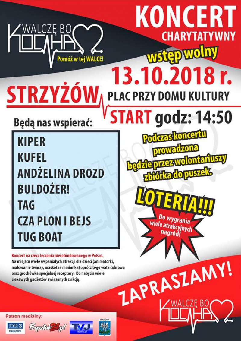 Strzyżów - koncert &quot;Walczę bo kocham&quot;