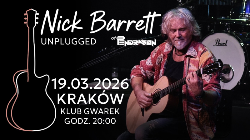 Nick Barrett w Krakowie!