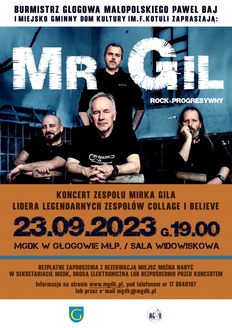 Legendarny Mr.Gil zagra w Głogowie Małopolskim