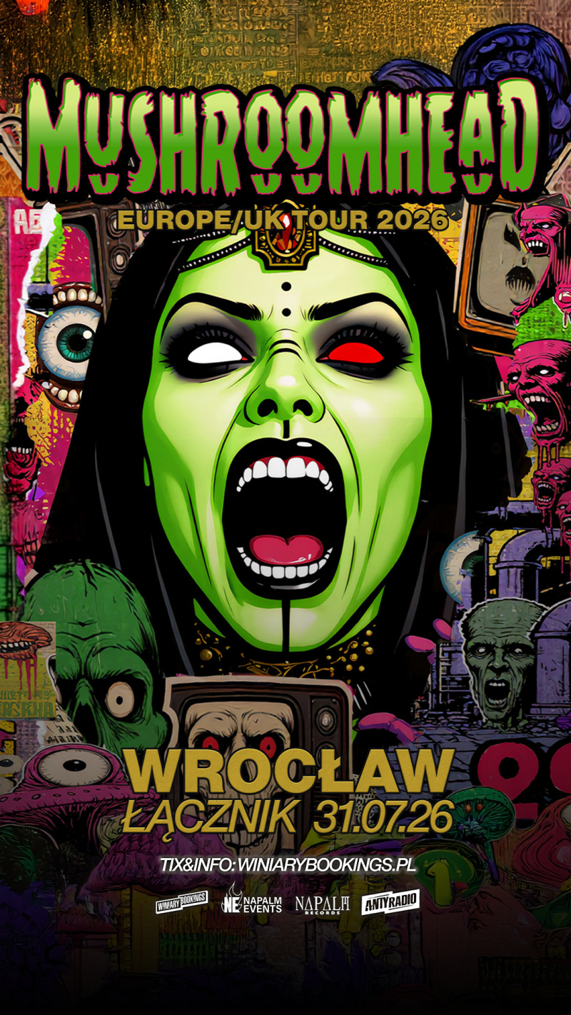 Mushroomhead wracają do Europy i zagrają 31 lipca we wrocławskim klubie Łącznik!