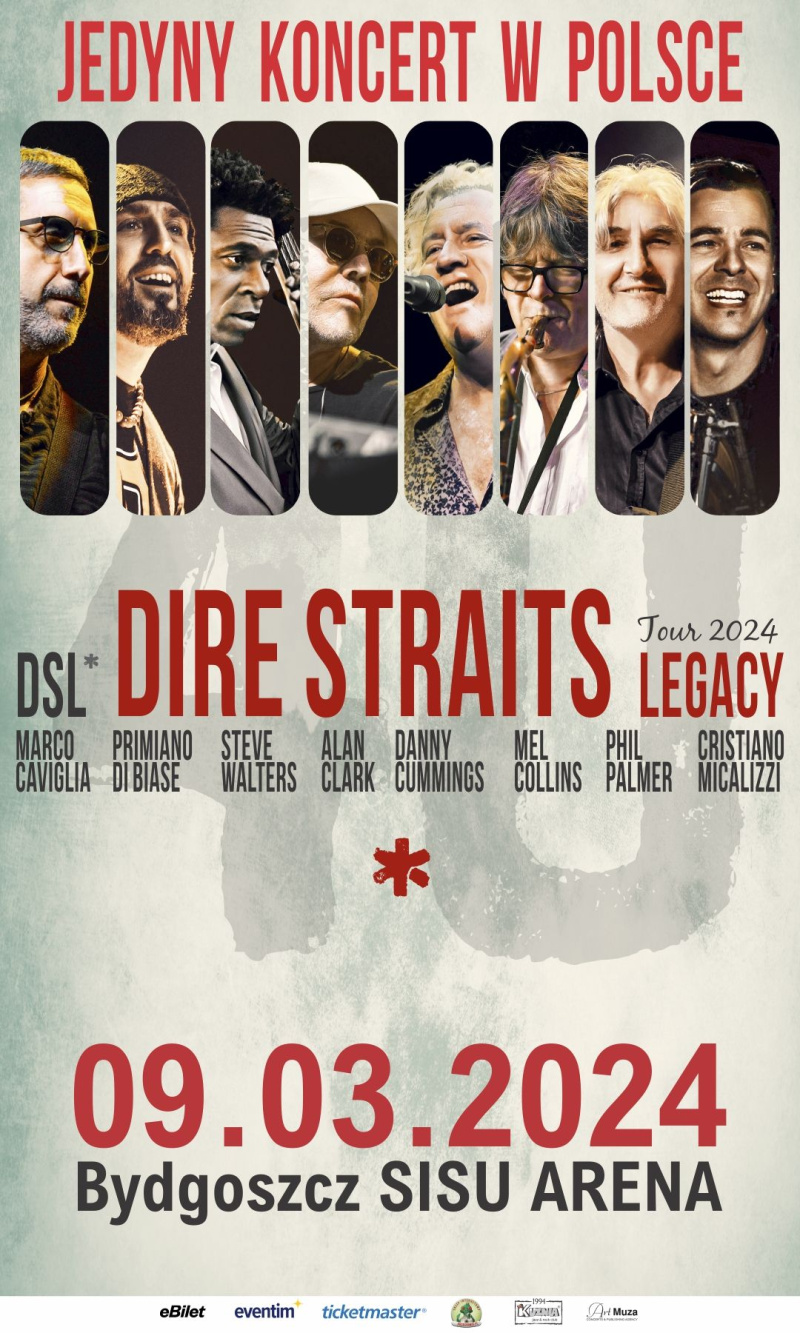 Dire Straits Legacy - muzycy Dire Straits na jedynym koncercie w Polsce. To już 9 marca w Bydgoszczy!