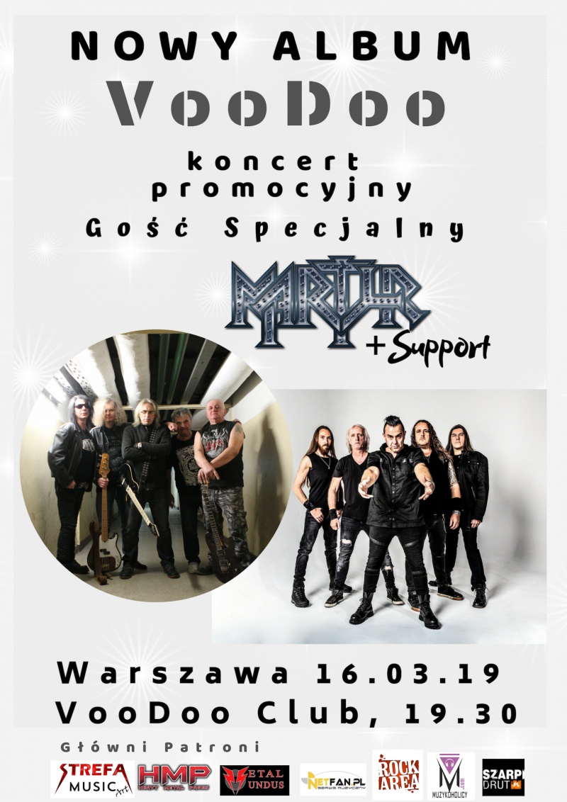 Ruszyła przedsprzedaż na wyjątkową metalowy show polskiego VooDoo i holederskiego Martyr - u