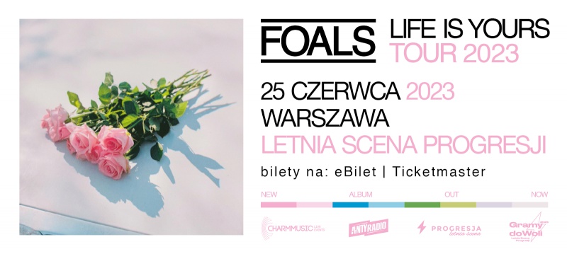 Brytyjski, alternatywny rockowy zespół Foals wystąpi na Letniej Scenie Progresji 25 czerwca 2023 roku!